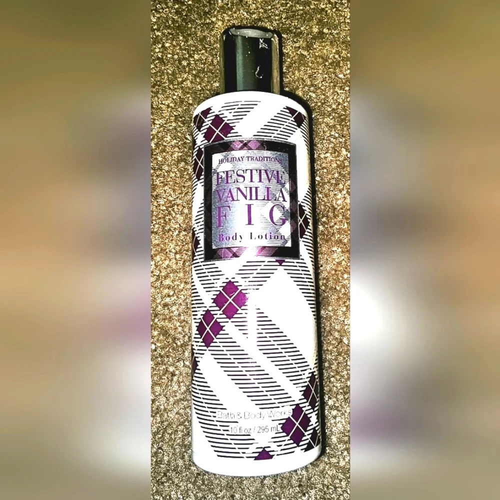 Holiday Traditions Festive Fig Vanilla Body Lotion Bath & Body Works Rare Find